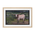 Longhorn 1 by Gary Blatter a Hand Embellished Framed Photo Art Print Matted under Glass by Mercana at Eve Furniture