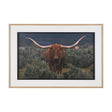 Longhorn 5 by Gary Blatter a Hand Embellished Framed Photo Art Print Matted under Glass by Mercana at Eve Furniture