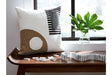Longsum Black/White/Honey Pillow by Ashley at Eve Furniture
