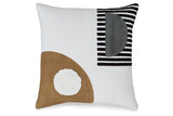 Longsum Black/White/Honey Pillow by Ashley at Eve Furniture
