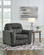 Lonoke Gunmetal Chair by Ashley at Eve Furniture