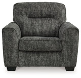 Lonoke Gunmetal Oversized Chair