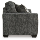 Lonoke Gunmetal Sofa by Ashley at Eve Furniture