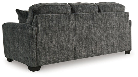 Lonoke Gunmetal Sofa by Ashley at Eve Furniture