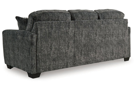 Lonoke Gunmetal Sofa, Loveseat, Oversized Chair and Ottoman by Ashley at Eve Furniture