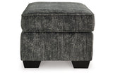Lonoke Gunmetal Sofa, Loveseat, Oversized Chair and Ottoman by Ashley at Eve Furniture