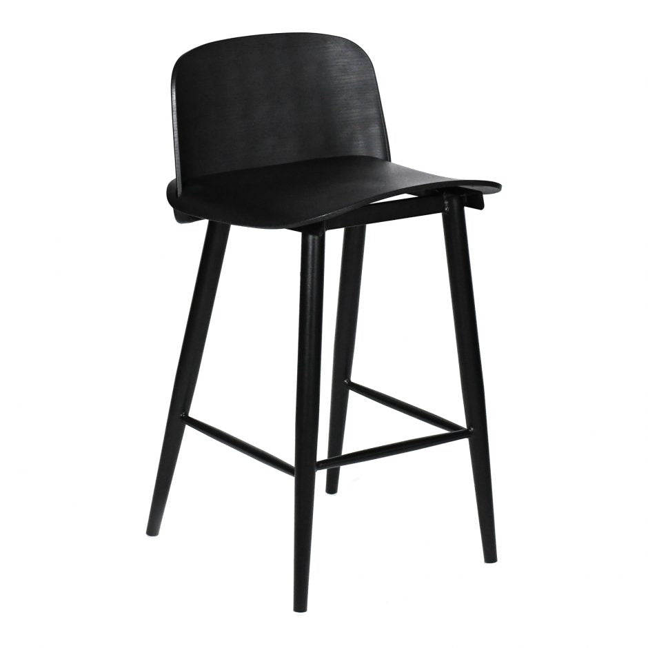 Looey Counter Stool Black by Moe's Home at Eve Furniture