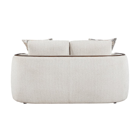 Loom Beige 2-Piece Living Room Set by Homelegance at Eve Furniture