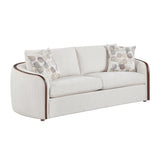 Loom Beige 2-Piece Living Room Set by Homelegance at Eve Furniture
