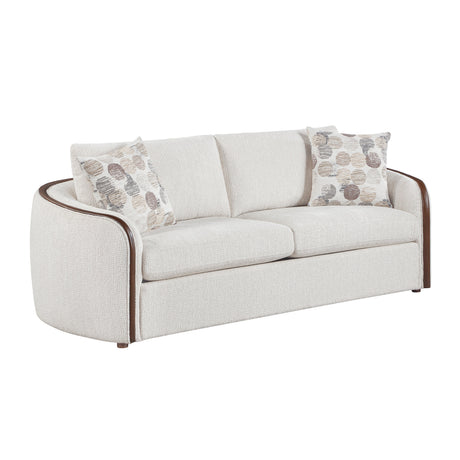 Loom Beige 2-Piece Living Room Set by Homelegance at Eve Furniture