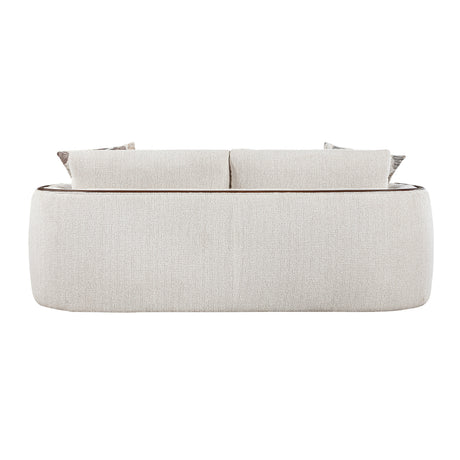 Loom Beige 2-Piece Living Room Set by Homelegance at Eve Furniture
