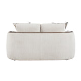 Loom Beige Loveseat by Homelegance at Eve Furniture
