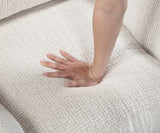 Loom Beige Loveseat by Homelegance at Eve Furniture