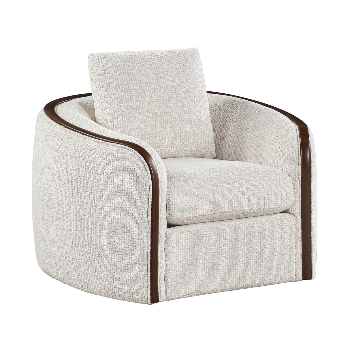 Loom Beige Swivel Chair by Homelegance at Eve Furniture