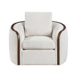 Loom Beige Swivel Chair by Homelegance at Eve Furniture