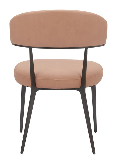 Loom Tan Dining Chair (Set of 2) by Zuomod at Eve Furniture