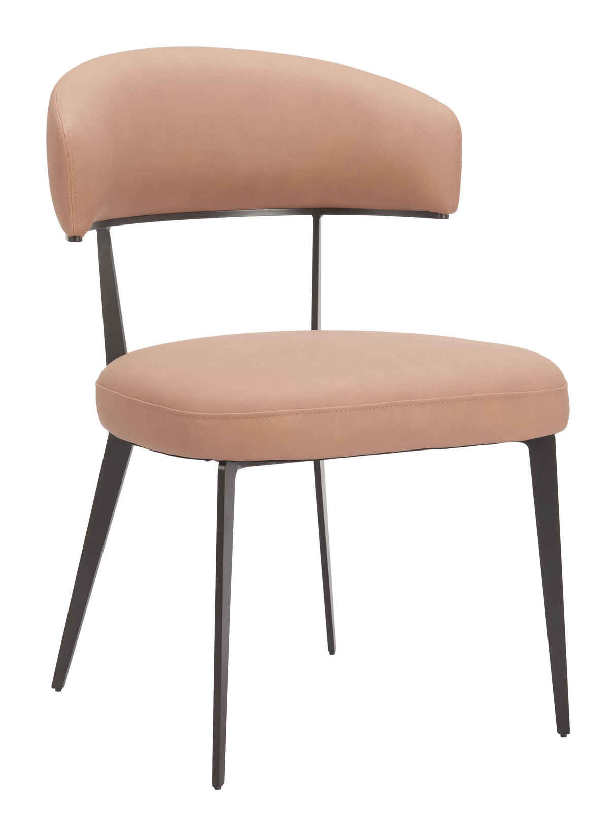 Loom Tan Dining Chair (Set of 2) by Zuomod at Eve Furniture