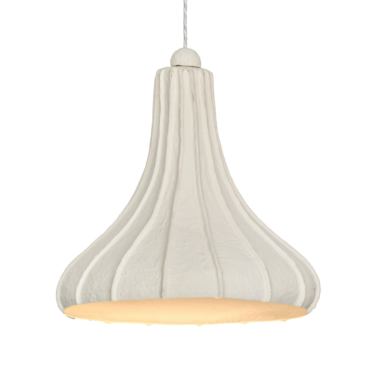 Looma Cotton Mache Pendant Lamp by TOV Furniture at Eve Furniture