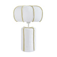 Looma Cotton Mache Table Lamp by TOV Furniture at Eve Furniture
