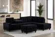Looma Reversible Sectional & Ottoman by Happy Homes at Eve Furniture