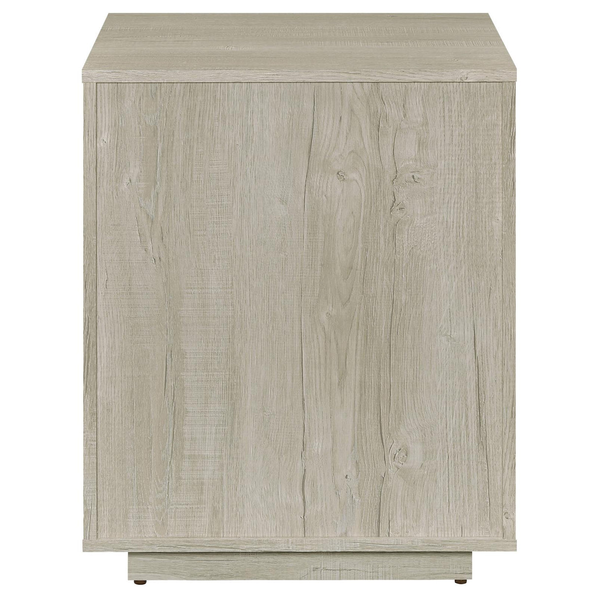 Loomis 3-Drawer Square File Cabinet Whitewashed Gray