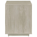 Loomis 3-Drawer Square File Cabinet Whitewashed Gray