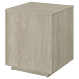 Loomis 3-Drawer Square File Cabinet Whitewashed Gray