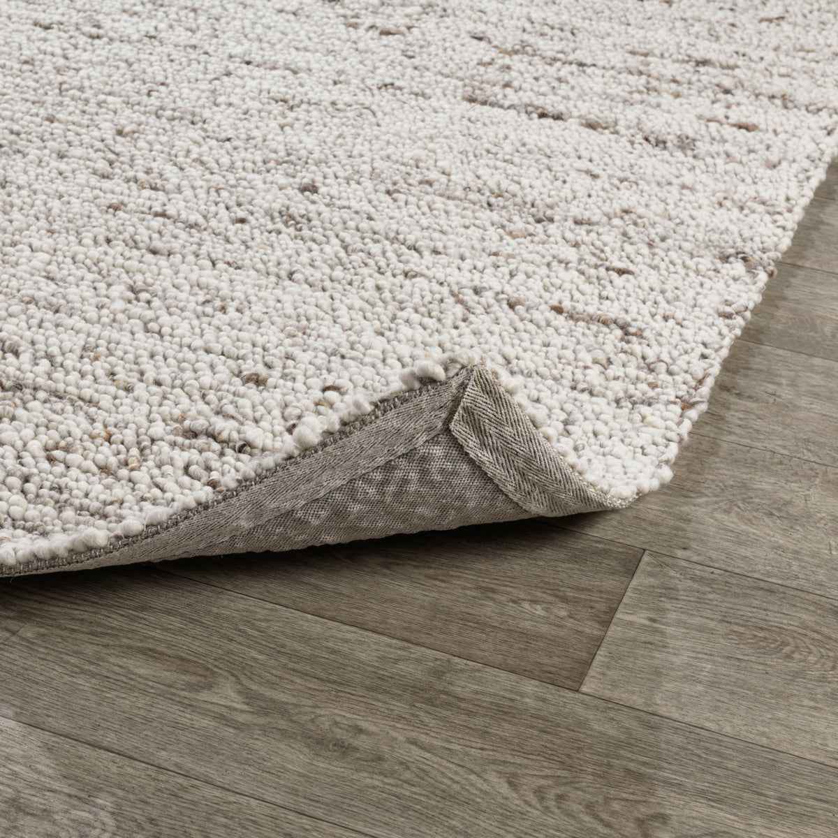 Loomis Ivory/Natural Wool Rug by Classic Home at Eve Furniture