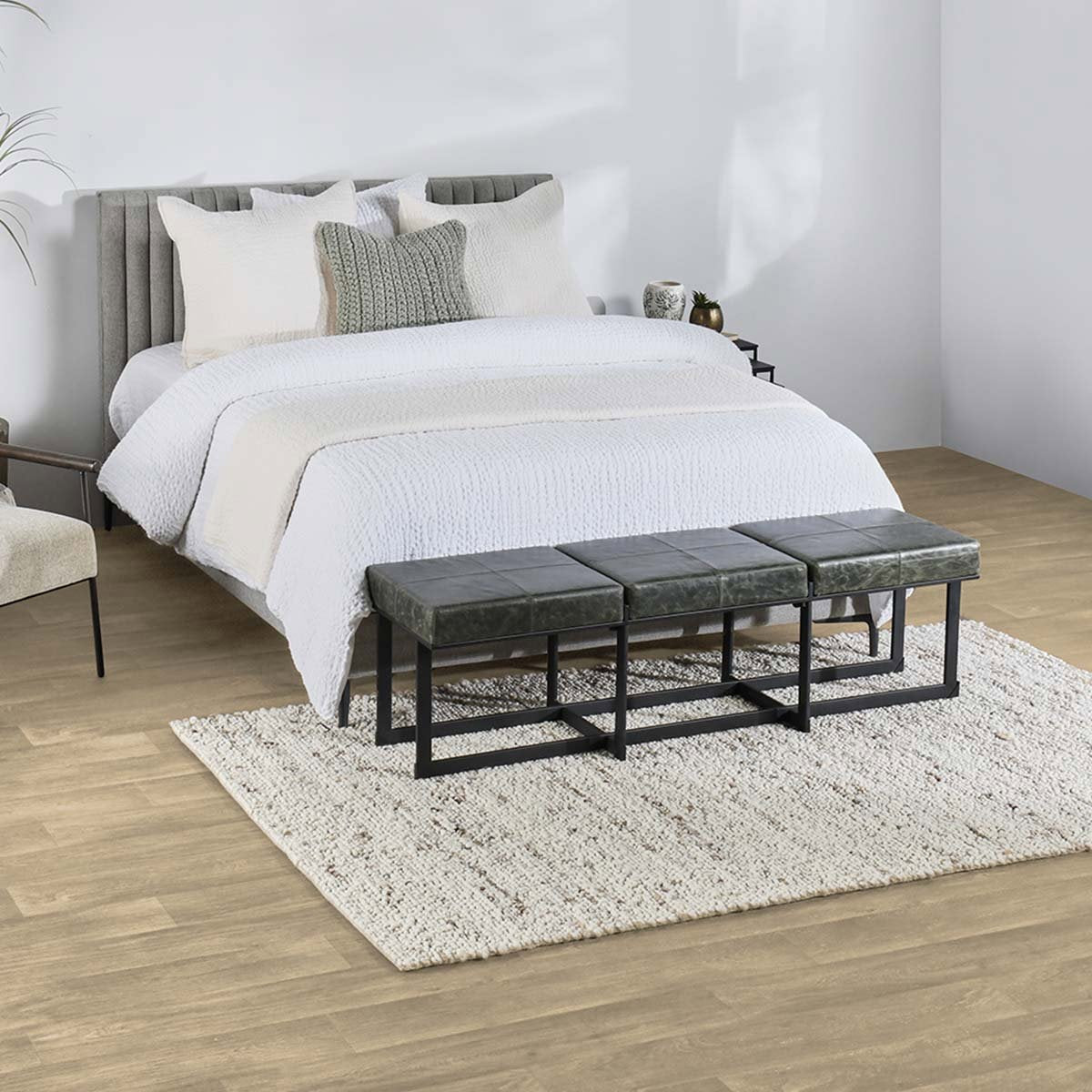 Loomis Ivory/Natural Wool Rug by Classic Home at Eve Furniture