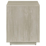 Loomis Whitewashed Gray 3-Drawer Square File Cabinet by Coaster at Eve Furniture