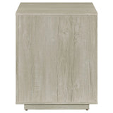Loomis Whitewashed Gray 3-Drawer Square File Cabinet by Coaster at Eve Furniture