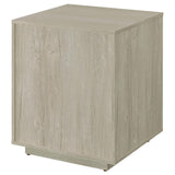 Loomis Whitewashed Gray 3-Drawer Square File Cabinet by Coaster at Eve Furniture