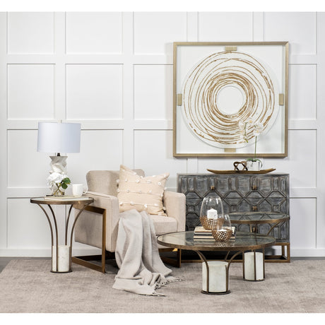 Looping by Studio M a Framed Art Print Matted under Glass by Mercana at Eve Furniture