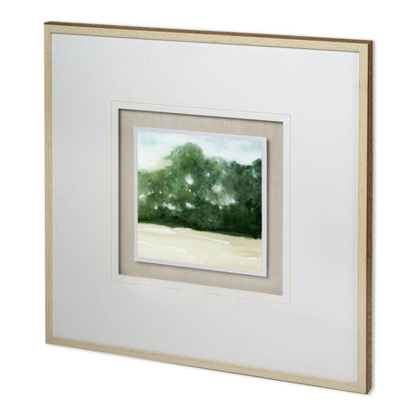 Loose Landscape II by Grace Popp a Hand Embellished Textured Framed Art Print Matted under Glass by Mercana at Eve Furniture