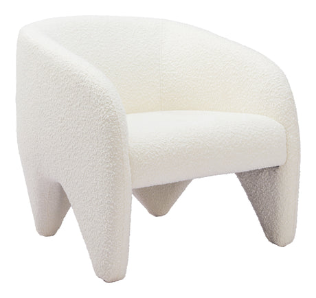 Lopta White Accent Chair by Zuomod at Eve Furniture