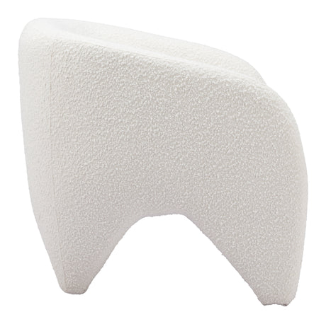 Lopta White Accent Chair by Zuomod at Eve Furniture