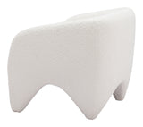 Lopta White Accent Chair by Zuomod at Eve Furniture