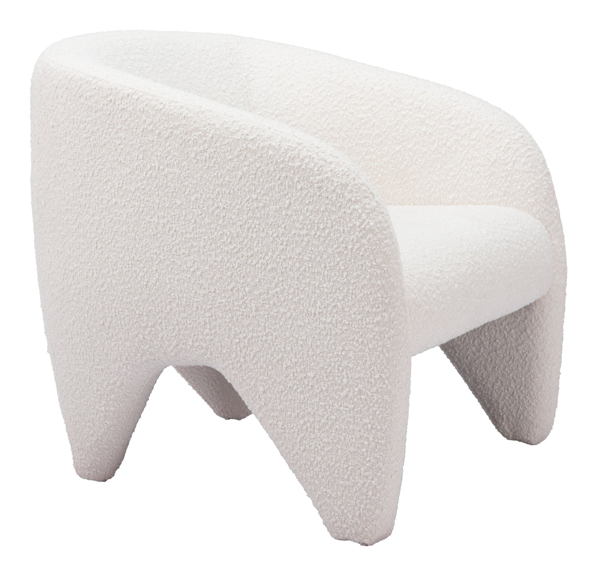 Lopta White Accent Chair by Zuomod at Eve Furniture