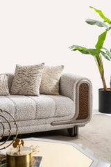 Lora White Living Room Set