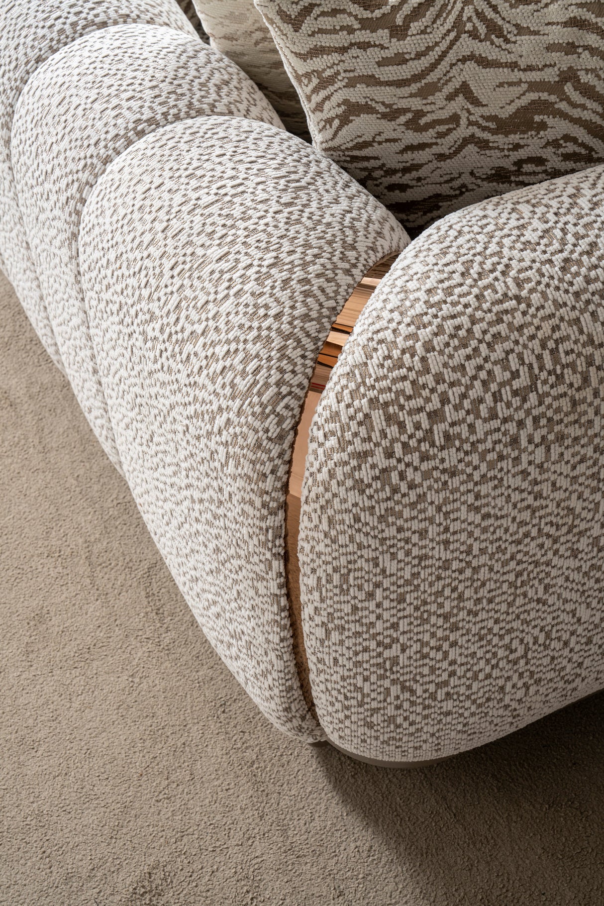 Lora White Living Room Set