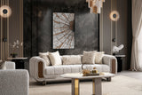 Lora White Living Room Set