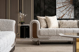 Lora White Living Room Set