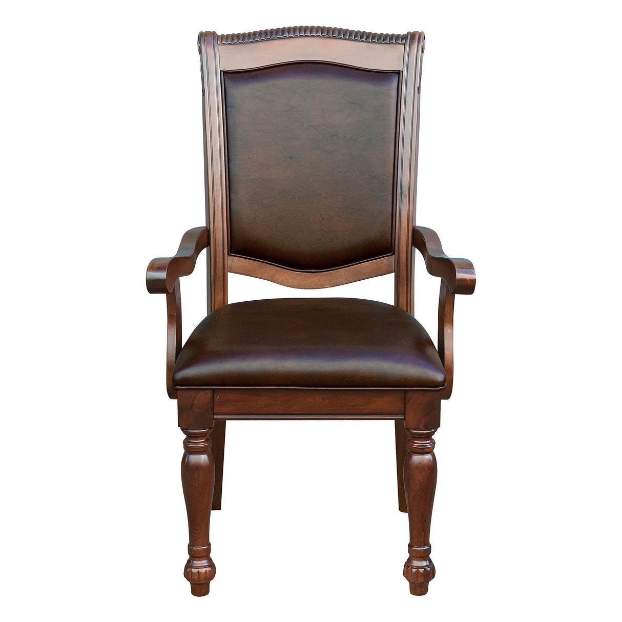 Lordsburg Brown Chery Arm Chair, Set of 2 by Homelegance at Eve Furniture