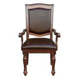 Lordsburg Brown Chery Arm Chair, Set of 2 by Homelegance at Eve Furniture