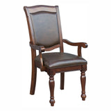 Lordsburg Brown Chery Arm Chair, Set of 2 by Homelegance at Eve Furniture
