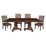 Lordsburg Brown Chery Extendable Dining Set by Homelegance at Eve Furniture