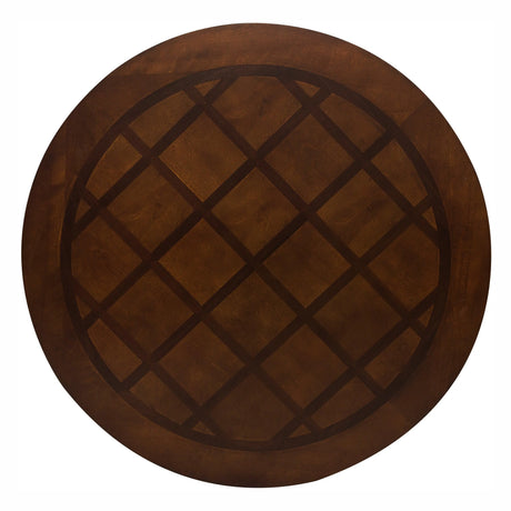 Lordsburg Brown Chery Round Dining Set by Homelegance at Eve Furniture