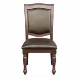 Lordsburg Brown Chery Round Dining Set by Homelegance at Eve Furniture