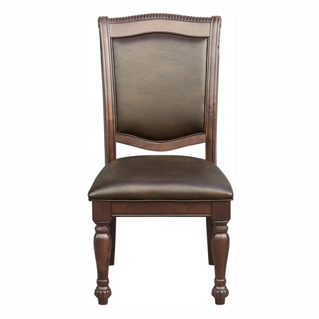 Lordsburg Brown Chery Round Dining Set by Homelegance at Eve Furniture