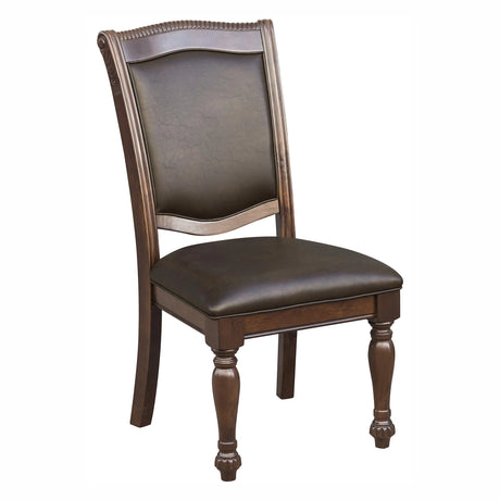 Lordsburg Brown Chery Round Dining Set by Homelegance at Eve Furniture